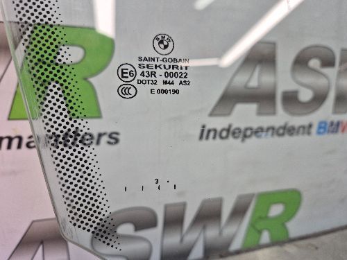 BMW Front Door Glass O/S Drivers Right E46 3 SERIES Convertible