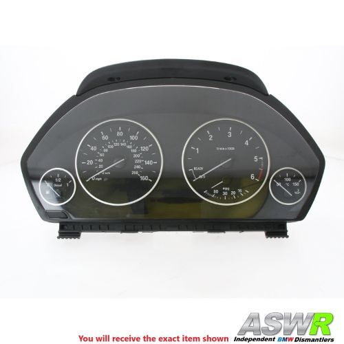 BMW Instrument Cluster Speedo Clocks Manual F30 F31 F32 3 4 SERIES