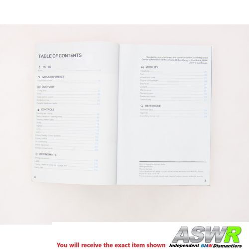 BMW Owners Manual & Wallet F46 2 SERIES Gran Tourer LCI