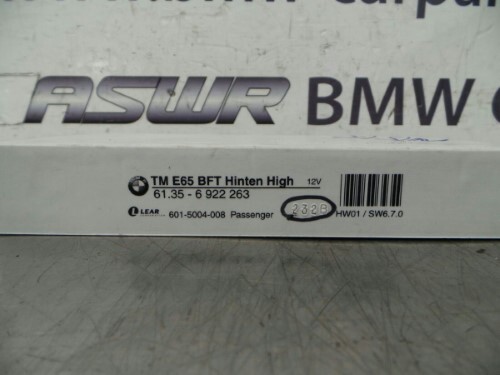 BMW E65 E66 7 SERIES O S F Drivers Side Front Door Control Module