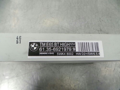 BMW E65 E66 7 SERIES N S F Passenger Side Front Door Control Module