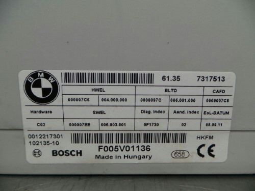 BMW F11 5 SERIES Touring Rear Tailgate Control Module