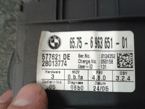 BMW E90 3 SERIES Ultra Sonic Module Alarm System Sensor