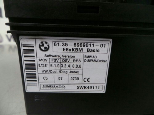 BMW E60 E63 E64 5 6 SERIES Body Control Module