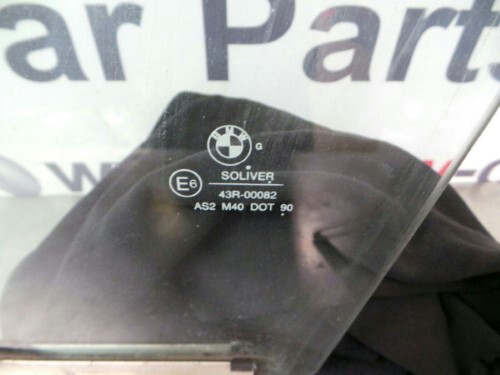 BMW E30 3 SERIES Saloon N S F Passenger Side Front Door Glass