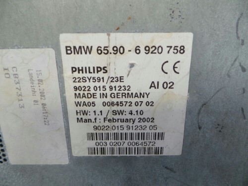 BMW E46 E39 E38 3 5 7 SERIES E53 X5 GPS Sat Navigation System