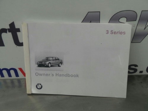 BMW E36 3 Series Coupe Owners Handbook Manual