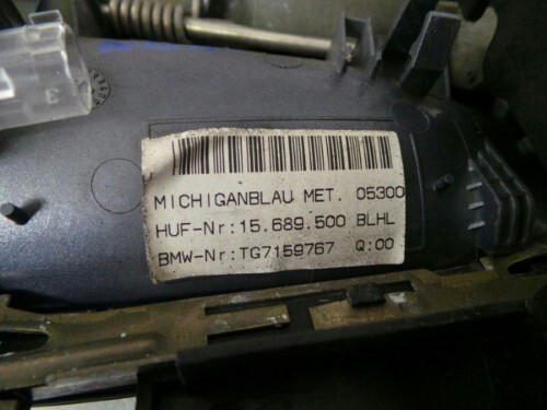 BMW E65 7 SERIES N S F Passenger Side Front Handle & Carrier