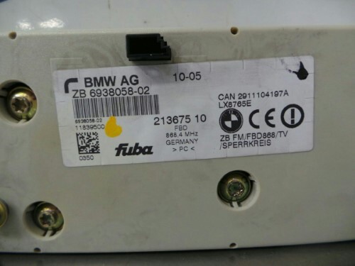 BMW E65 E66 7 SERIES Rear Window Antenna Amplifier