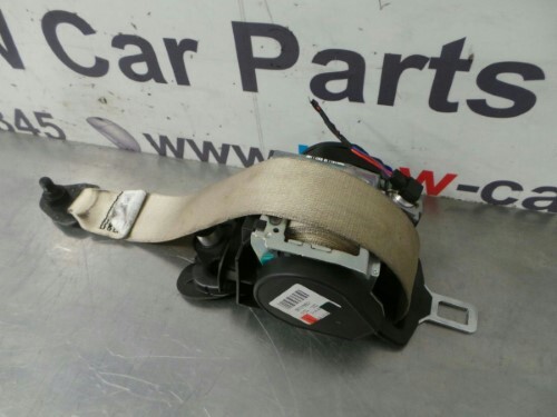 BMW E65 E66 7 SERIES Beige N S F Passenger Side Front Seat Belt
