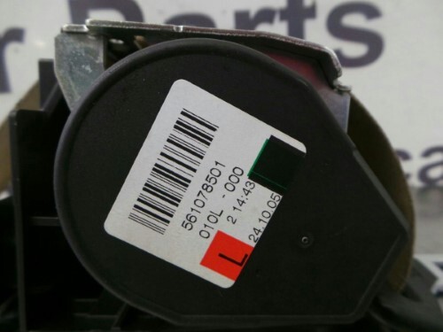 BMW E65 E66 7 SERIES Beige N S F Passenger Side Front Seat Belt