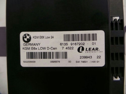 BMW E60 E61 5 SERIES Gateway Body Module