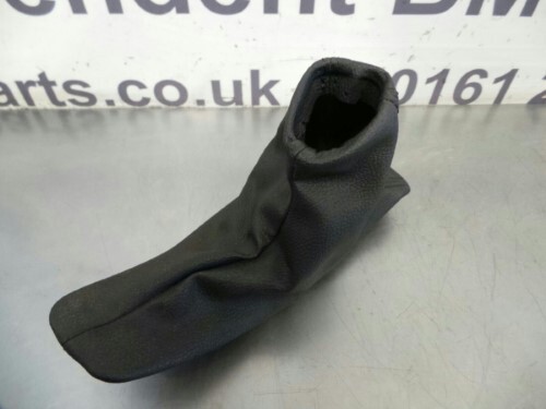 BMW 3 SERIES E90 E91 M Sport Black Leather Hand Brake Gaiter
