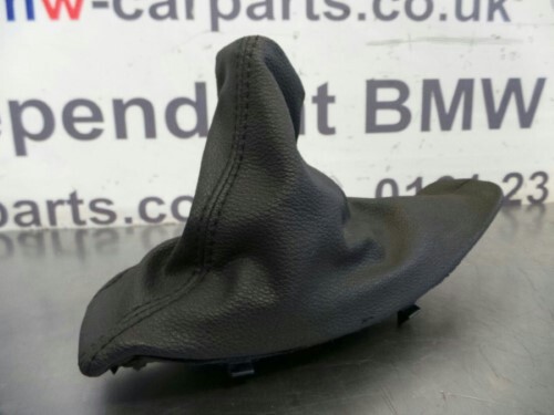 BMW 3 SERIES E90 E91 M Sport Black Leather Hand Brake Gaiter