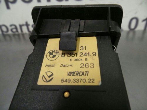BMW Fog Light Switch E34 E31 5 8 SERIES