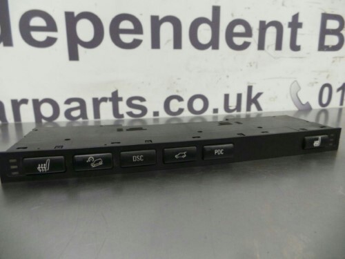 BMW E53 X5 PDC DSC Seat Heater Switch Unit Control Panel