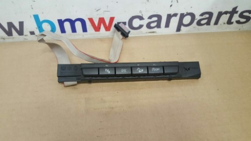 BMW E84 X1 Centre Console Start Stop DTC Switch Panel