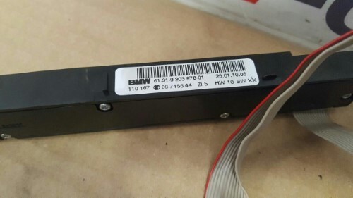 BMW E84 X1 Centre Console Start Stop DTC Switch Panel