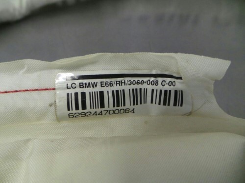 BMW E66 7 SERIES O/S Drivers Head Curtain Safety Bag