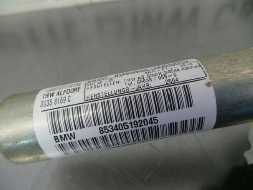 BMW E83 X3 Safety Bag Roof Curtain O/S Drivers Side