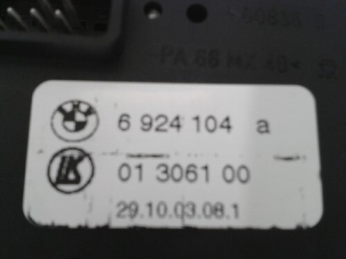 BMW E60 E61 E63 E64 5 6 SERIES Cruise Control Switch Stalk