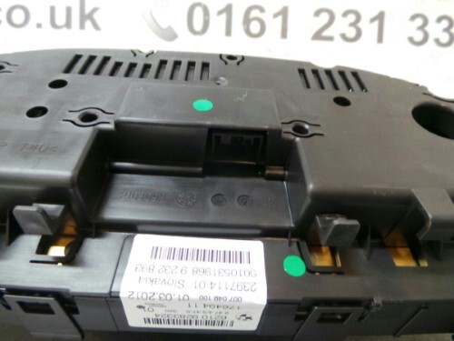 BMW F30 F32 3 4 SERIES Manual Petrol Instrument Speedo Clocks