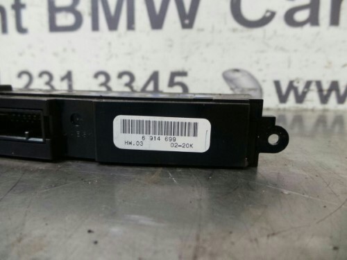 BMW E46 3 SERIES Convertible Roof & ASC Switch Assembly