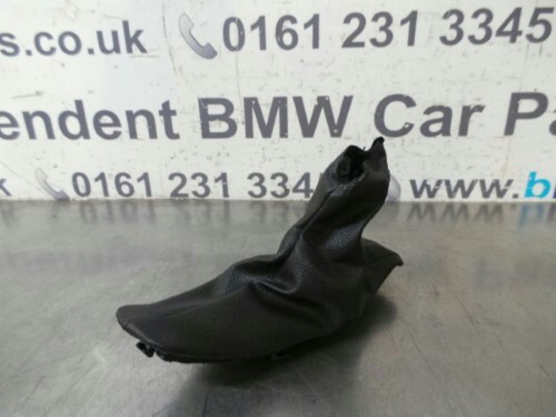 BMW 3 SERIES E90 E91 M Sport Black Leather Hand Brake Gaiter
