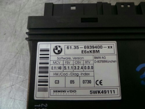 BMW 5 SERIES Body Control Module E60