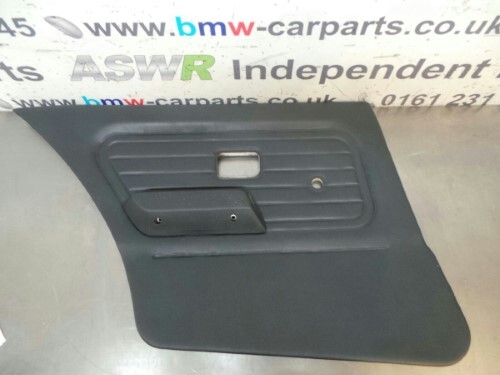 BMW 3 SERIES Door Card E30 Saloon N/S/R Passenger Side Rear