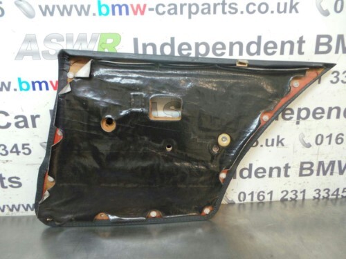 BMW 3 SERIES Door Card E30 Saloon N/S/R Passenger Side Rear