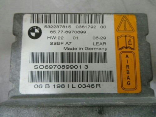 BMW E65 7 SERIES Airbag Impact Sensor