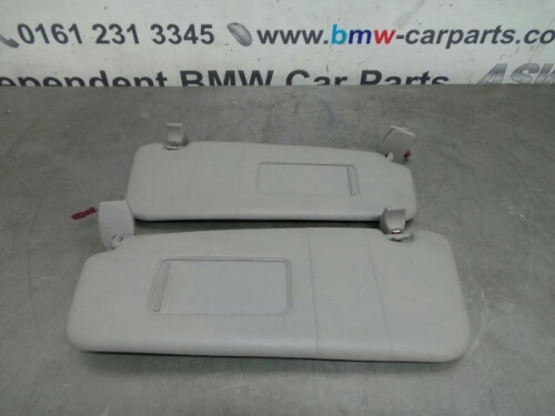 BMW Sun Visors Pair Grey E60 E61 5 SERIES