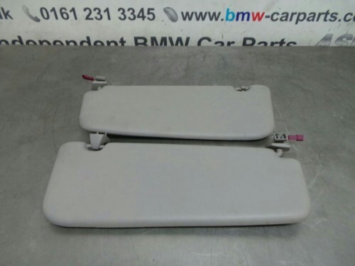BMW Sun Visors Pair Grey E60 E61 5 SERIES