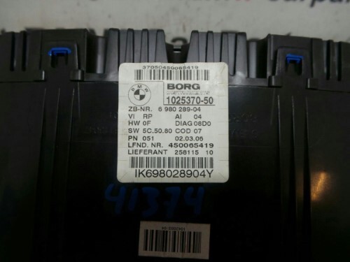 BMW E90 3 SERIES Speedo Clocks