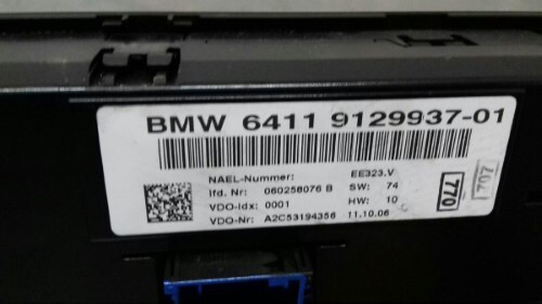 BMW E87 1 SERIES Heater Control Panel