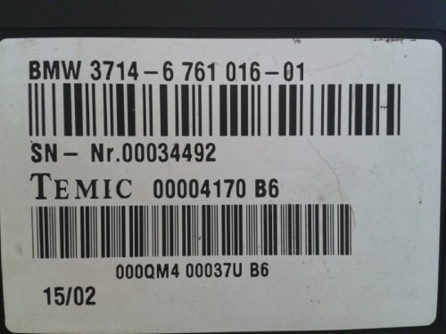 BMW E65 E66 7 SERIES Dynamic Drive Active Steering Module