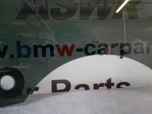 BMW Door Glass F36 4 SERIES Gran Coupe Drivers Side Rear SSG