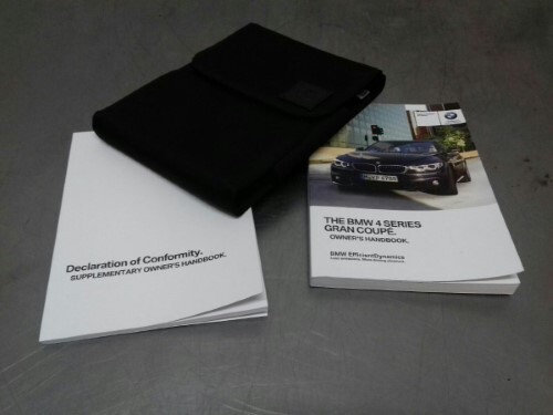 BMW Owners Handbook & Wallet F36 4 SERIES Gran Coupe
