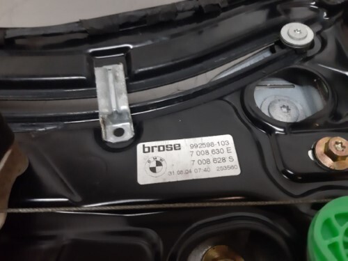 BMW 6 SERIES Window Regulator Rear O/S Drivers E64 Convertible