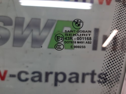 BMW Front Door Glass N/S Passenger Left E63 E64 6 SERIES