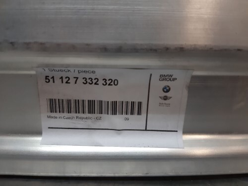 BMW F48 X1 Rear Bumper Reinforcer Bar