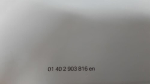 BMW F30 3 SERIES Owners Handbook & Wallet