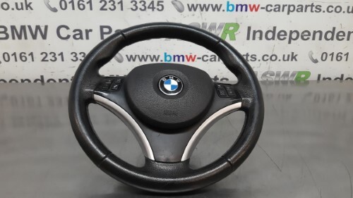 BMW Steering Wheel Leather Sports E87 E90 1 3 SERIES