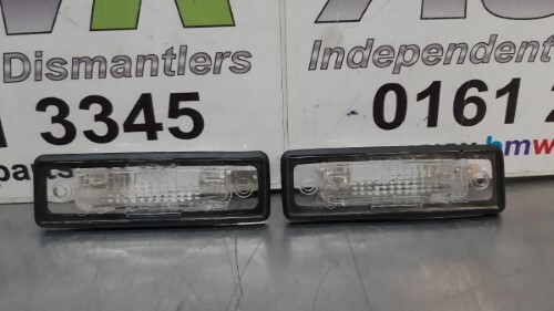 BMW E30 3 SERIES Number Plate Lights