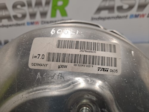 BMW Brake Servo F07 F10 F12 F13 F01 5 6 7 SERIES
