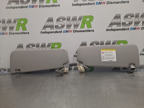 BMW F10 F11 5 SERIES Sun Visors Pair Grey