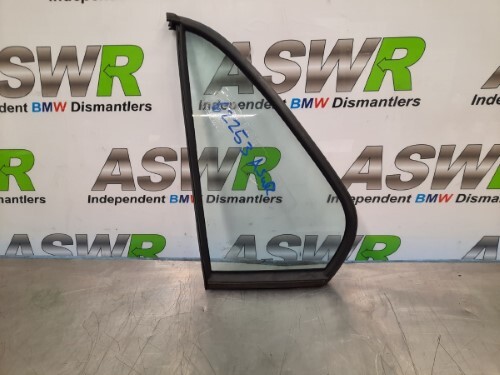 BMW E30 3 SERIES 4dr Rear Door Quarter Window Glass Passenger Left