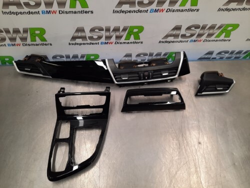 BMW 2 SERIES F45 F46 Gloss Black Full Interior Dash Trim Set