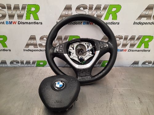 BMW E70 X5 Steering Wheel Leather Multi Function